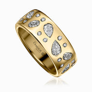 Christopher Designs L’Amour Crisscut® Diamond Band