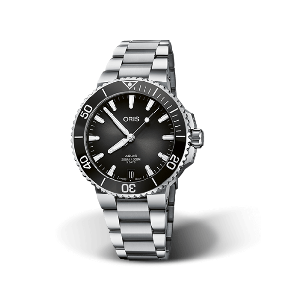 Oris Aquis Date Calibre 400 - Black Dial – Royal Jewelers