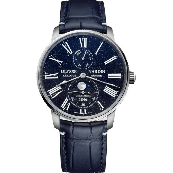 Ulysse Nardin Marine Torpilleur Moonphase Aventurine