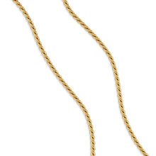 Load image into Gallery viewer, Sculpted Cable Chain Necklace in 18K Yellow Gold, 3.7mm
