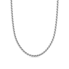 Load image into Gallery viewer, Sculpted Cable Chain Necklace in Sterling Silver, 3.7mm
