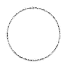 Load image into Gallery viewer, Sculpted Cable Chain Necklace in Sterling Silver, 3.7mm
