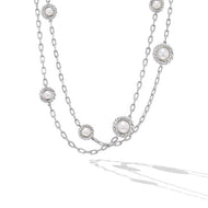 Pearl Classics Station Chain Necklace in Sterling Silver, 3mm