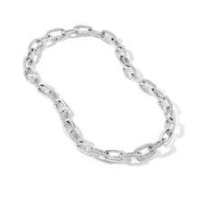 Load image into Gallery viewer, DY Madison Chain Necklace in Sterling Silver with Diamonds, 11mm
