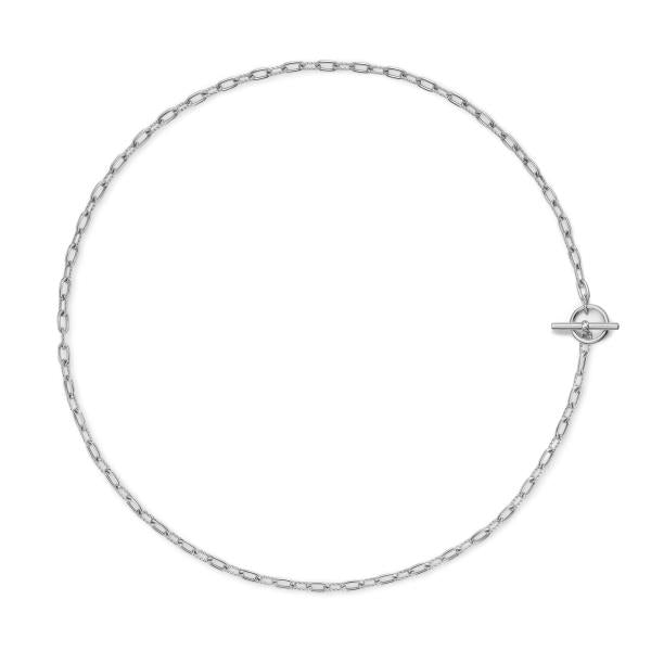 DY Madison Toggle Chain Necklace in Sterling Silver, 3mm