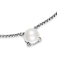 Load image into Gallery viewer, Pearl Classics Necklace in Sterling Silver with Diamonds, 6.5mm
