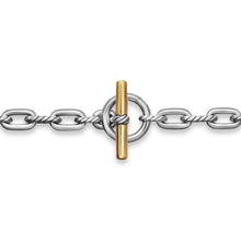 Load image into Gallery viewer, DY Madison Toggle Chain Necklace in Sterling Silver and 18K Yellow Gold
