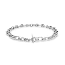 Load image into Gallery viewer, DY Mercer Chain Necklace in Sterling Silver with Diamonds, 8mm
