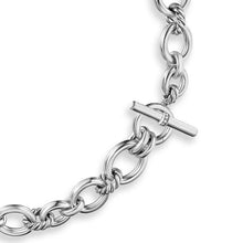 Load image into Gallery viewer, DY Mercer Chain Necklace in Sterling Silver with Diamonds, 8mm
