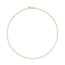 Load image into Gallery viewer, Pearl Classics Station Necklace in 18K Yellow Gold, 3.5mm
