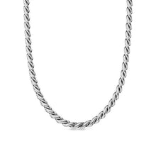 Load image into Gallery viewer, Sculpted Cable Chain Necklace in Sterling Silver, 5.7mm
