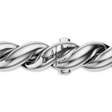 Load image into Gallery viewer, Sculpted Cable Chain Necklace in Sterling Silver, 10mm
