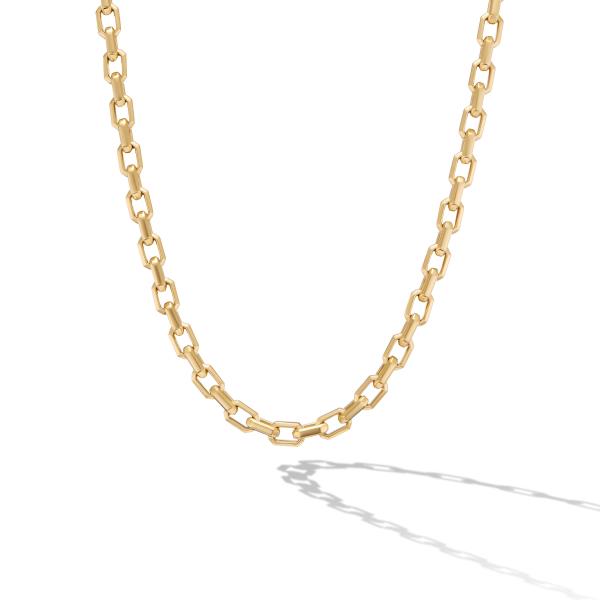 Streamline Heirloom Link Necklace in 18K Yellow Gold