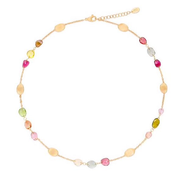 Marco Bicego Lunaria Multi Color Tourmaline Necklace