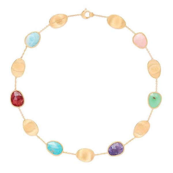 Marco Bicego Lunaria Mixed Stone Necklace