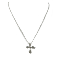 Royal Collection Affair Diamond Cross Necklace