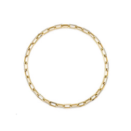 Royal Collection Paperclip Link Diamond Necklace