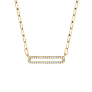Royal Collection Paperclip Diamond Necklace