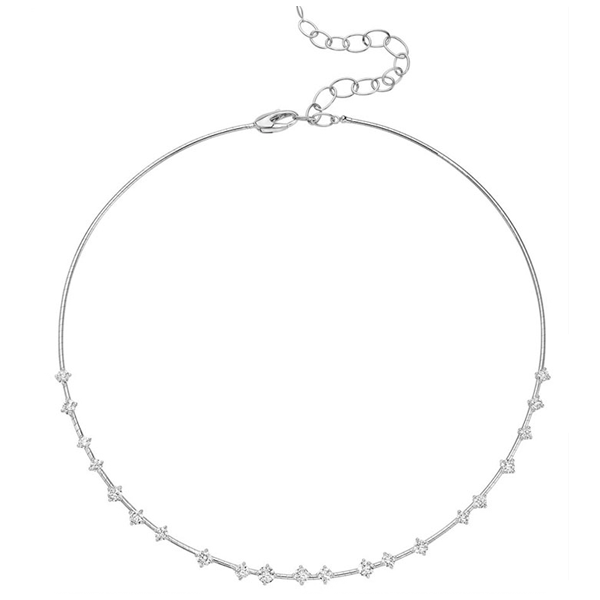 Mattia Cielo Graduated Diamond Speckled Necklace