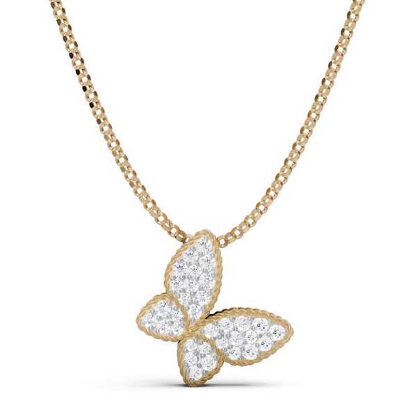 Roberto Coin Princess Butterfly Necklace