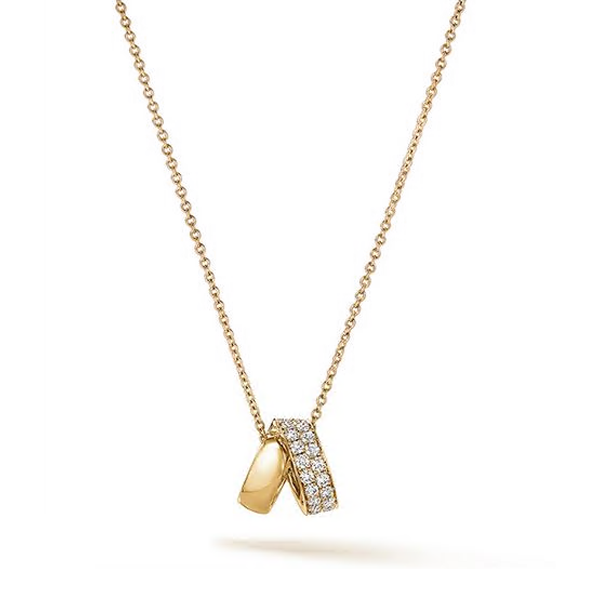 Hearts On Fire Inside Out Spiral Diamond Pendant Necklace