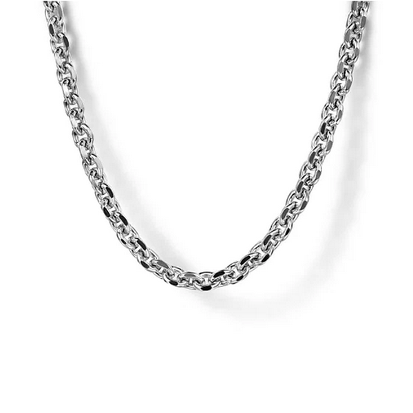 Gabriel Solid Men's Link Chain Necklace