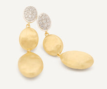 Load image into Gallery viewer, Marco Bicego 18K Yellow Gold Siviglia Diamond Earrings
