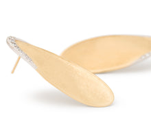 Load image into Gallery viewer, Marco Bicego 18K  Yellow/White Lunaria Twist Earrings
