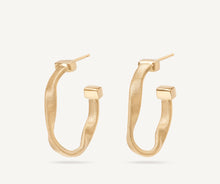 Load image into Gallery viewer, Marco Bicego 18K Yellow Gold Small Twist Hoop Earrings
