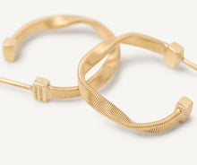 Load image into Gallery viewer, Marco Bicego 18K Yellow Gold Small Twist Hoop Earrings
