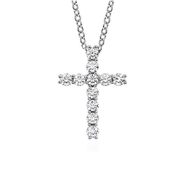 Hearts On Fire Whimsical Cross Diamond Pendant