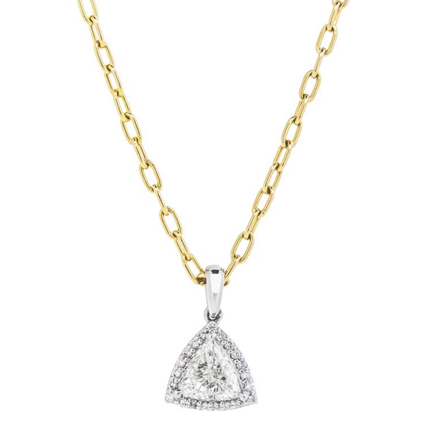 Royal Collection Diamond Halo Pendant