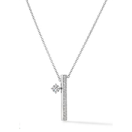 Hearts On Fire Barre Floating Diamond Pendant