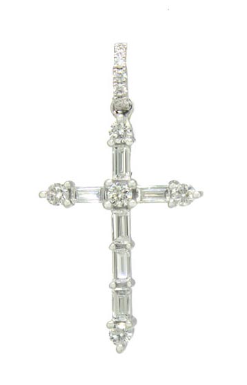 Royal Collection Diamond Cross Pendant
