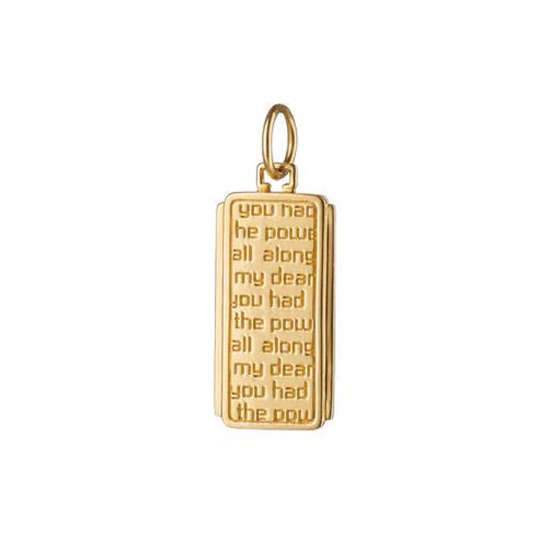 Monica Rich Kosann Dorothy Medallion Quote Charm