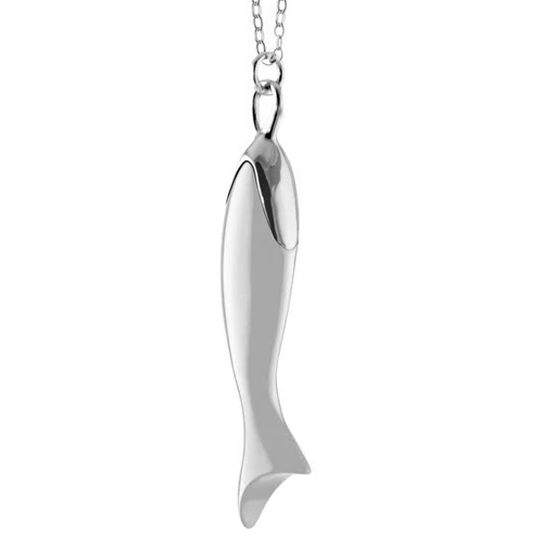 Monica Rich Kosann White Ceramic Fish Charm