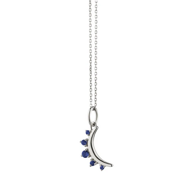 Monica Rich Kosann Moon September Birthstone Necklace