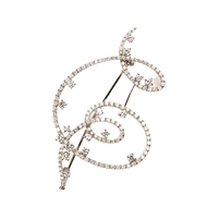 Royal Collection Clouds Boutique Diamond Pin