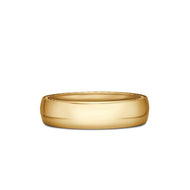 Streamline Band Ring in 18K Yellow Gold, 6mm
