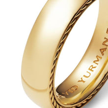 Load image into Gallery viewer, Streamline Band Ring in 18K Yellow Gold, 6mm
