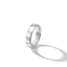 Load image into Gallery viewer, Streamline Band Ring in 18K White Gold, 6mm
