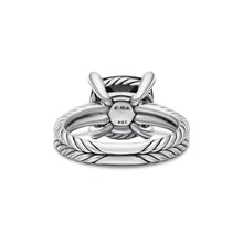 Load image into Gallery viewer, Chatelaine  Ring in Sterling Silver with Black Onyx and Diamonds, 11mm
