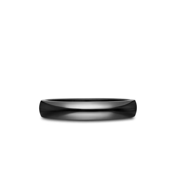 DY Classic Band Ring in Black Titanium, 4mm