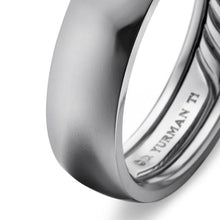 Load image into Gallery viewer, DY Classic Band Ring in Grey Titanium, 6mm
