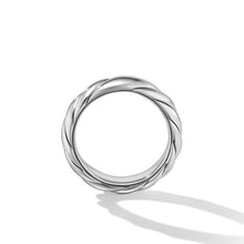 Load image into Gallery viewer, Sculpted Cable Band Ring in Sterling Silver
