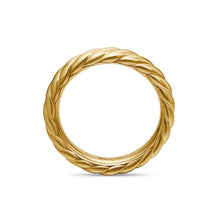 Load image into Gallery viewer, Sculpted Cable Band Ring in 18K Yellow Gold, 4.6mm
