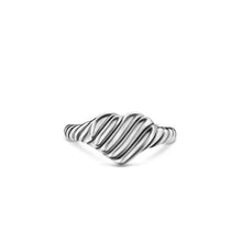 Load image into Gallery viewer, Sculpted Cable Heart Pinky Ring in Sterling Silver, 9mm
