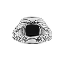 Load image into Gallery viewer, Albion Ring in Sterling Silver with Black Onyx and Diamonds, 11mm
