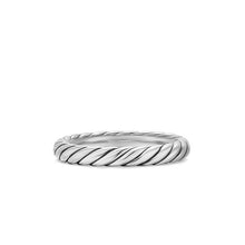Load image into Gallery viewer, Cable Band Ring in Sterling Silver, 3.4mm
