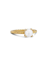 Pearl Classics Ring in 18K Yellow Gold with Diamonds, 2mm
